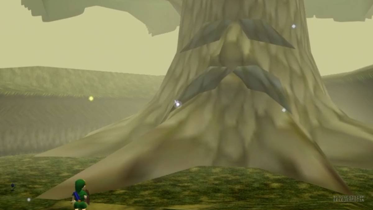 据Polygon消息，Zelda：时之笛中的大德库树演练